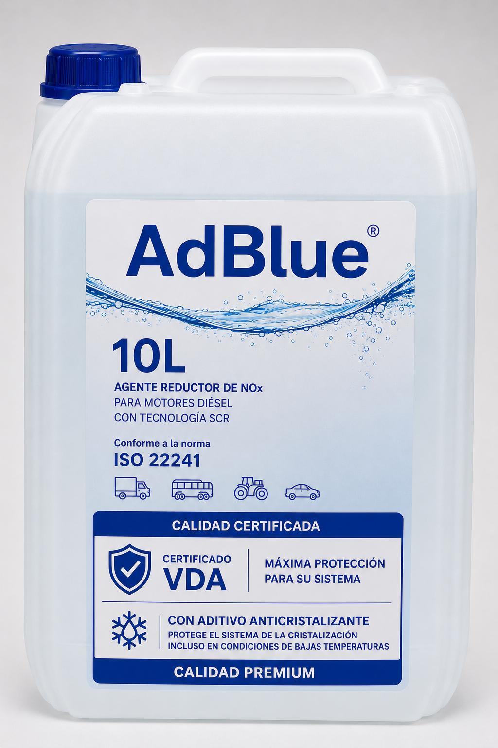 AdBlue con aditivo anticristalizante en garrafa de 10 litros