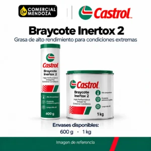 Castrol Braycote Inertox 2 — imagen de referencia de formatos
