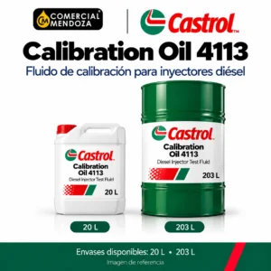 Castrol Calibration Oil 4113 — imagen de referencia de formatos