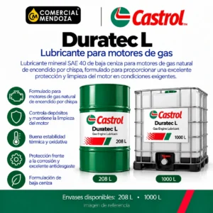 Castrol Duratec L — imagen de referencia de formatos