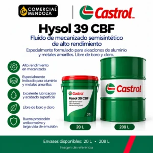 Castrol Hysol 39 CBF — imagen de referencia de formatos