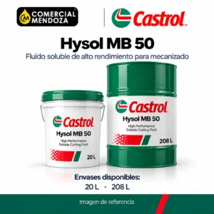 Castrol Hysol MB 50 — imagen de referencia de formatos