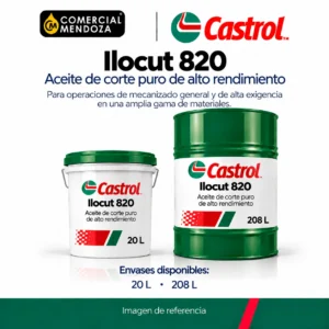 Castrol Ilocut 820 — imagen de referencia de formatos