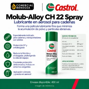 Castrol Molub-Alloy CH 22 Spray — imagen de referencia de formatos