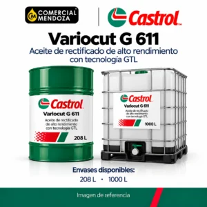 Castrol Variocut G 611 — imagen de referencia de formatos