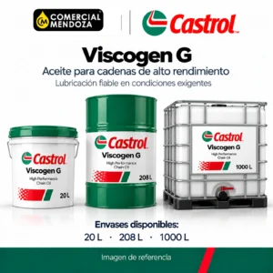 Castrol Viscogen G — imagen de referencia de formatos