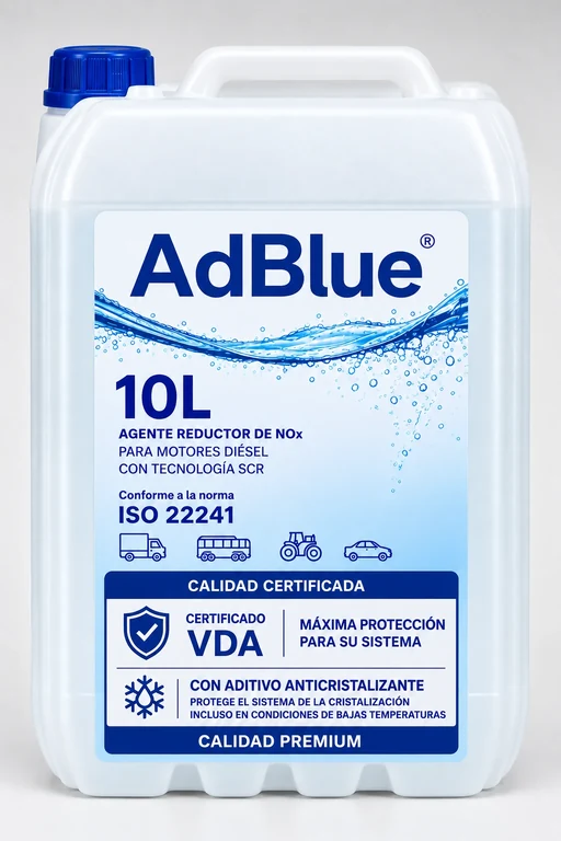 AdBlue con aditivo anticristalizante en garrafa de 10 litros