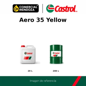 Castrol Aero 35 Yellow — formatos de envase (imagen de referencia)