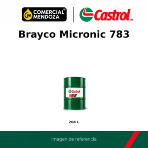 Castrol Brayco Micronic 783 — formatos de envase (imagen de referencia)