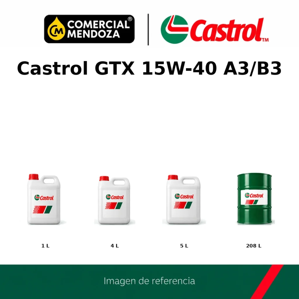 Castrol GTX 15W-40 A3/B3