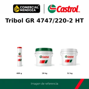 Castrol Tribol GR 4747/220-2 HT — formatos de envase (imagen de referencia)